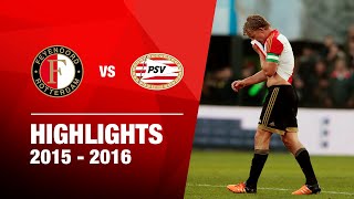 Highlights  Feyenoord  PSV  Eredivisie 20152016 [upl. by Namlak143]