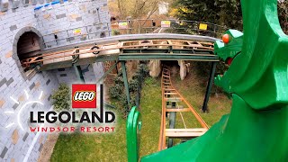 The Dragon 4K Front Seat POV  LEGOLAND Windsor Resort [upl. by Cally]