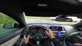 BMW 640d xDrive 313HP  POV 0100kmh Acceleration  dragy [upl. by Clea131]