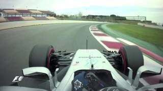 F1 Onboard Bottas Sets New Fastest Lap Of 2017 Testing [upl. by Euqinim40]