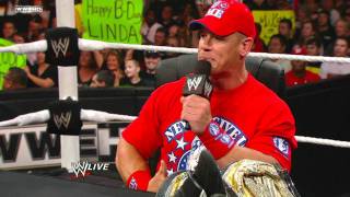 John Cena and CM Punks Undisputed Championship Match Contract Signing [upl. by Mirella]