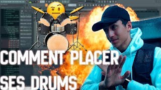 COMMENT PLACER SON KICK  CLAP  SNARE PLACER SES DRUMS SUR FL STUDIO 20 TUTO DÉBUTANTS [upl. by Iras73]