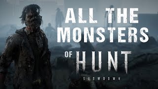 Hunt Showdown  All Enemies  All Monsters [upl. by Letsirk]