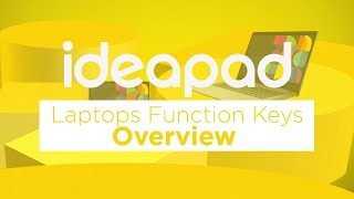 Lenovo IdeaPad Laptops  Function Keys Overview [upl. by Amaris118]