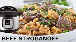 Instant Pot Beef Stroganoff [upl. by Sammons805]