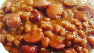 How to cook simple beans and franks [upl. by Herzog]