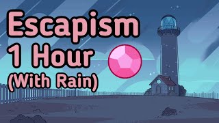 Steven Universe  ‘Escapism’ Instrumental  1 Hour With Rain [upl. by Samalla]