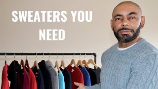 The 7 Types Of Sweaters Every Man NeedsMy Sweater Collection [upl. by Taryn]