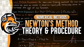 Newton’s Method  Numerical Methods [upl. by Kunz]