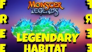 Monster Legends  Get a FREE Legendary Habitat  Only During Team Races Event [upl. by Nobel]