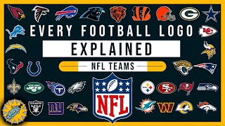 Every Football Logo Explained  NFL Teams [upl. by Kempe585]