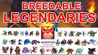 How To Breed All Legendaries Monsters In Monster Legends Gameplay 2021 [upl. by Ailssa]