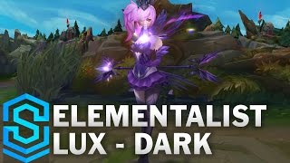 Ultimate Elementalist Lux vs Legendary Dark Cosmic  Cosmic Lux Skins Comparison League of Legends [upl. by Ecnarual]