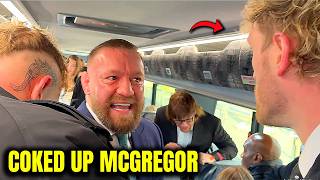 IDIOTS Logan amp Jake Paul SHOOK By Conor Mcgregor NEW FOOTAGE [upl. by Anemij]