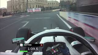 2019 Azerbaijan Grand Prix Valtteri Bottas Pole Lap  Pirelli [upl. by Lahcar448]