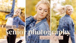 How To Senior Photography Posing  Tips [upl. by Esiole]