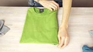 How to fold a Tshirt like a Pro  3 ways [upl. by Taimi815]