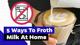 How To Froth Milk At Home Best Milk Frothers Review [upl. by Ahseenal]