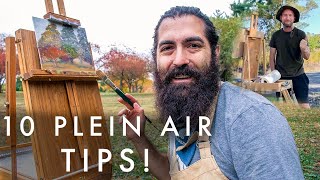 10 TIPS for Plein Air Painting Featuring Tez Dower [upl. by Bower]