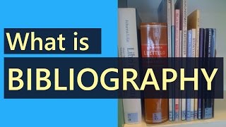 What is Bibliography  What is the Difference Between Reference and Bibliography [upl. by Eriha]