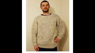 Easy Crochet Sweater  Bagoday Crochet  Tutorial 359 [upl. by Reba]