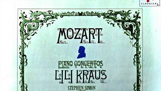 Mozart  Piano Concertos No2021222324252627  Presentation Centurys record  Lili Kraus [upl. by Ive]