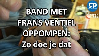 BAND MET FRANS VENTIEL OPPOMPEN Zo doe je dat [upl. by Gnok194]