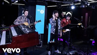 Jonas Brothers  Someone You Loved Lewis Capaldi cover in the Live Lounge [upl. by Ehtyde]