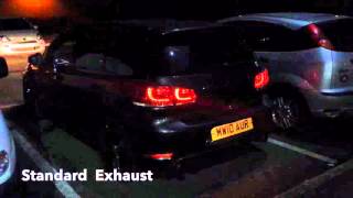 20092012 Golf GTI mk6 DSG exhaust sound  resonator delete before and after [upl. by Jeri]