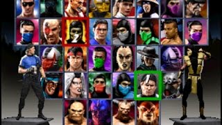 PlayStation  Mortal Kombat Trilogy  All Fatalities Animalities Brutalities and Friendships [upl. by Oicirbaf]