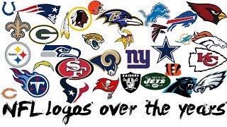 🏈 NFL All logos over the years 🏈 [upl. by Terrag345]