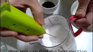 How To Make Latte Art with Mini Milk Frother [upl. by Aneed]