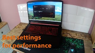 Best Settings For Performance And Gaming On Acer Nitro 5 [upl. by Ltihcox]