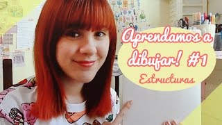 【Aprendamos a dibujar  1】Estructuras ❤ [upl. by Wendalyn]