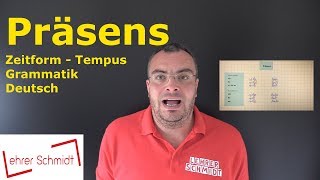 Präsens  Tempus  Zeitform  Grammatik  Deutsch  Lehrerschmidt [upl. by Kenward]