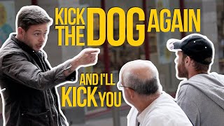 Vegans ABUSE DOG and are CONFRONTED  What Would You Do [upl. by Ricketts]