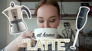 HOW TO MAKE A quotLATTEquot AT HOME moka pot  frother [upl. by Wolfy]