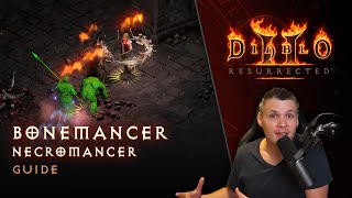 Diablo II Resurrected  Bone Necromancer Guide [upl. by Amos]