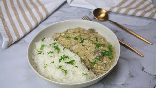 Easy Classic Beef Stroganoff Recipe [upl. by Ricky]