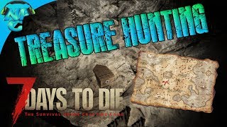 Building a Workbench and Hunting for Treasure 7 Days to Die E15 [upl. by Lledniw981]