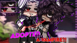 Adopted By A Vampire • BLGAY • GCMM • GLMM • Original • Gacha Club Mini Movie [upl. by Allicirp707]