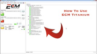 How To Use ECM Titanium Remapping Software on All Cars [upl. by Helse]