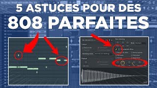 5 ASTUCES pour des 808 PARFAITES  Tutoriel FL Studio 20 [upl. by Spense]