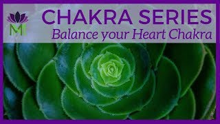 Balance Your Heart Chakra Energy Guided Meditation [upl. by Starr]