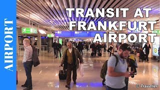 TRANSIT WALK AT FRANKFURT Airport FRA Terminal 1  Connection Flight Transfer Arriving amp Departing [upl. by Sivel]