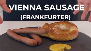 Homemade Frankfurter  Vienna Sausages  A Delicious German Classic [upl. by Purity645]