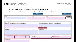 How to Complete IMM 5257Canada Visa Application [upl. by Durwyn]