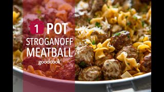 OnePot Meatball Stroganoff [upl. by Culbertson]