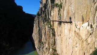 El Camino del Rey before the 2015 restoration [upl. by Annayr173]