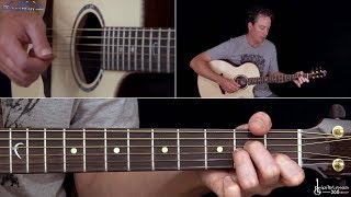 Heaven Guitar Lesson Acoustic  Bryan Adams [upl. by Rasecoiluj]